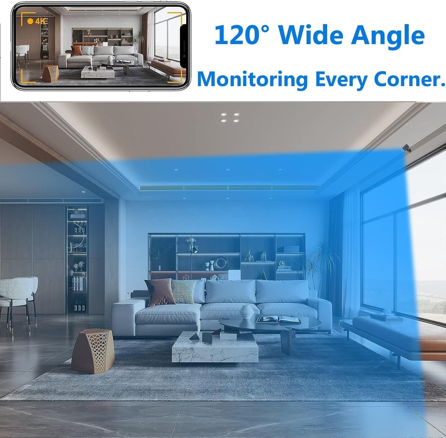 Indoor Camera | Night Vision & Motion Detection | Wi-Fi Access | SecureView
