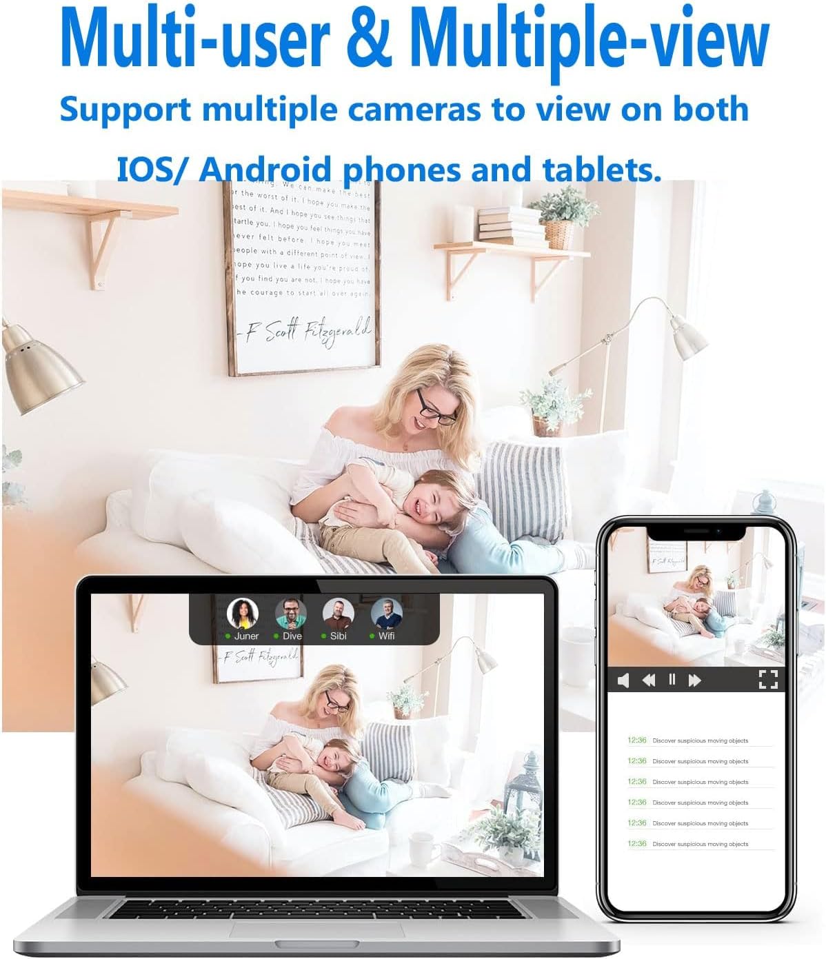 Indoor Camera | Night Vision & Motion Detection | Wi-Fi Access | SecureView