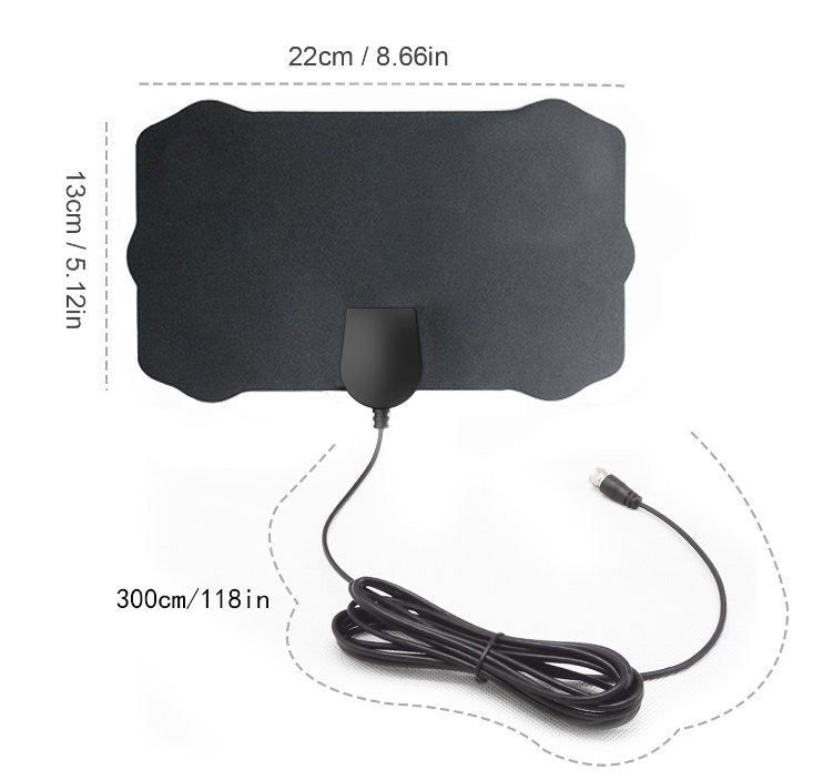 Indoor Satellite HDTV Antenna - 4K Picture Quality | Easy Setup