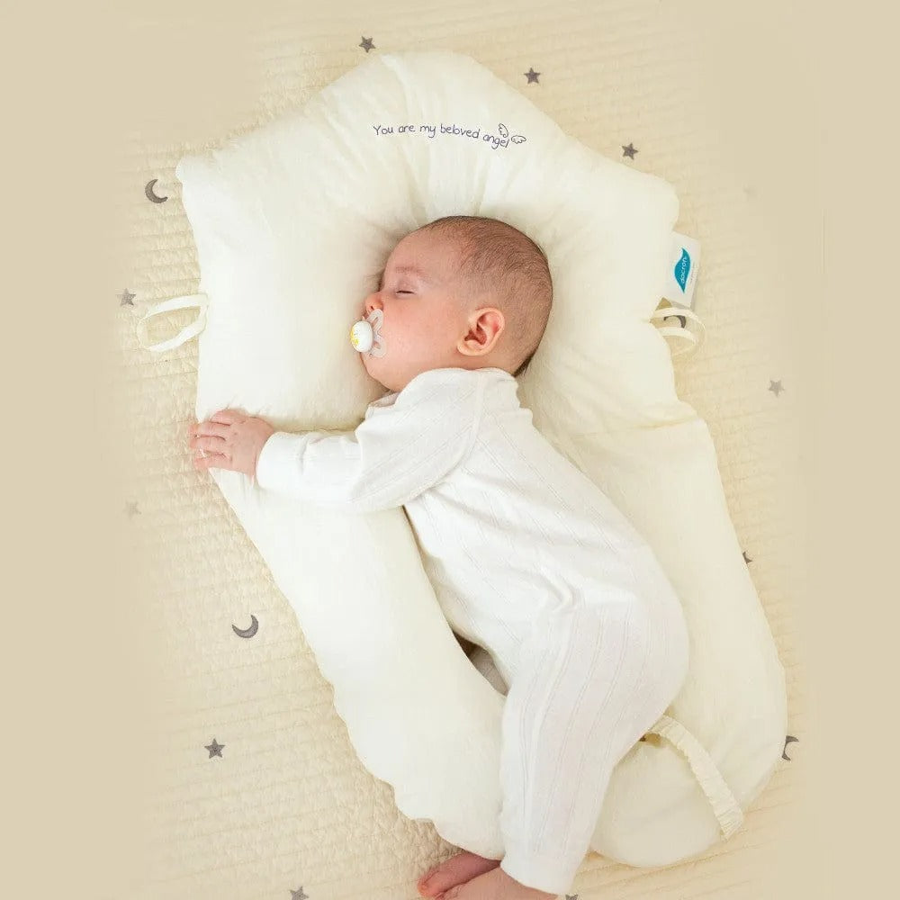 Infant Support Pillow with Adjustable Sides and Head Zone