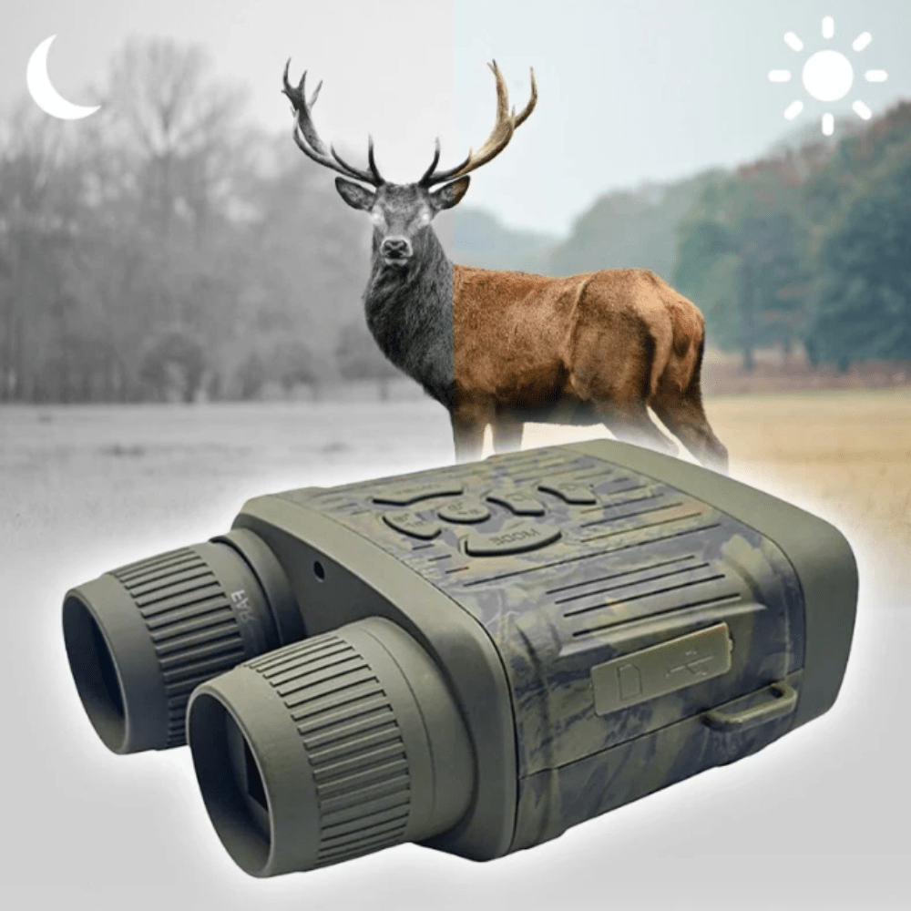 Infrared Night Vision Binoculars with HD Display & 305m Range