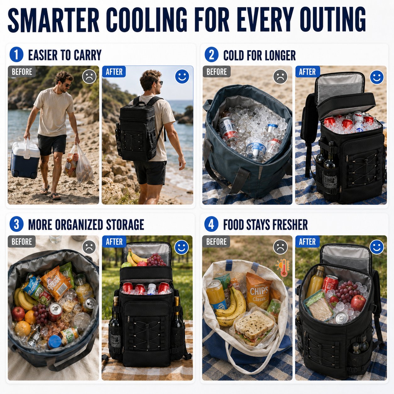 Insulated Backpack Cooler