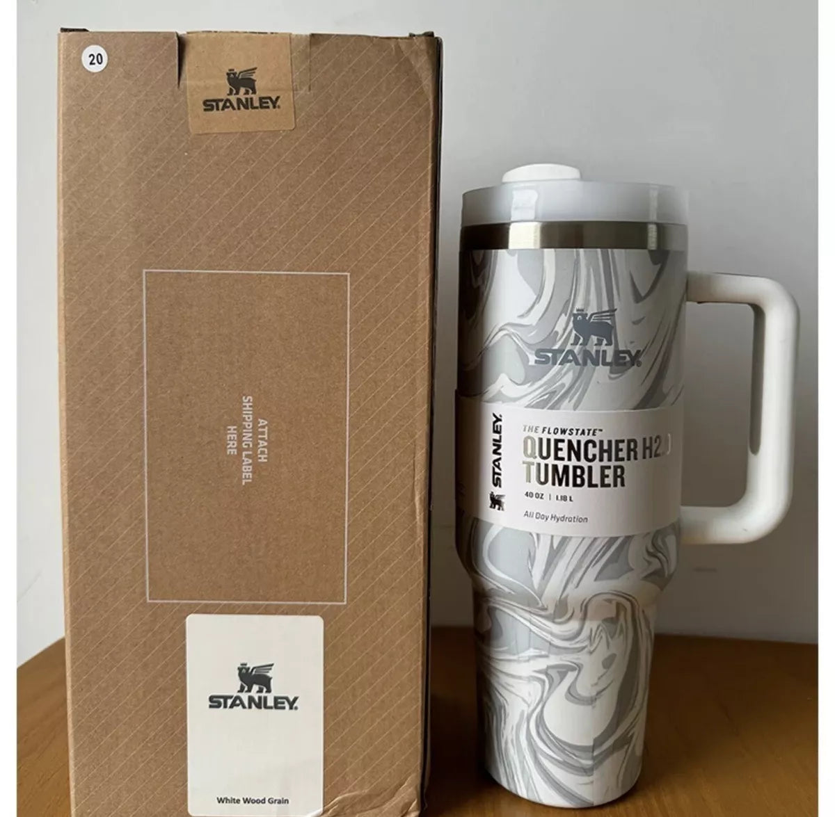 Insulated Travel Mug 40oz - Stainless Steel, Leak-Proof, Handle & Straw