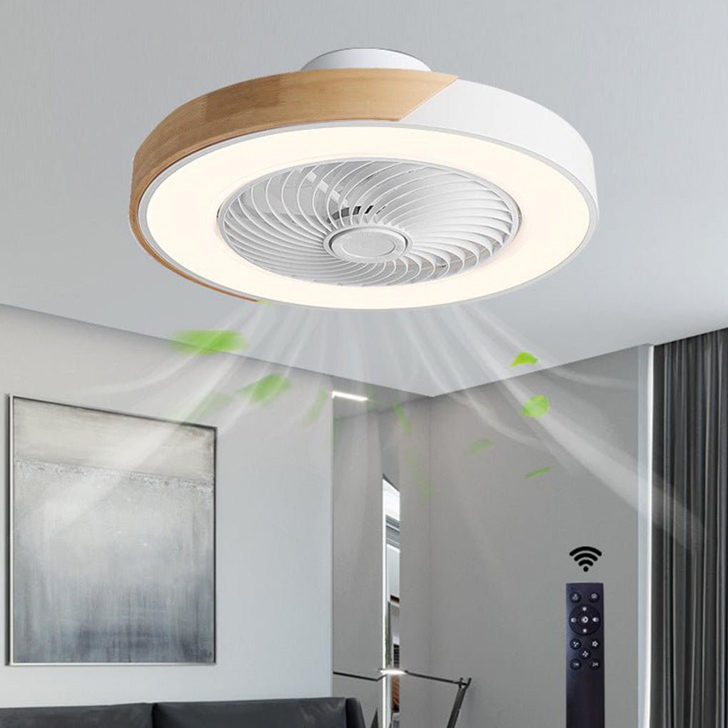 Integrated LED Bladeless Ceiling Fan Light