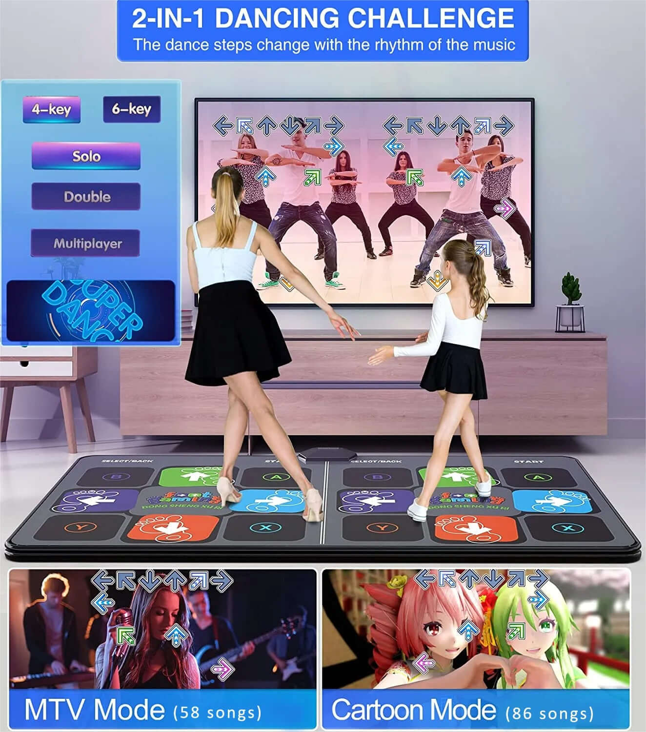 Interactive Dance Mat for Kids – Dance Joy