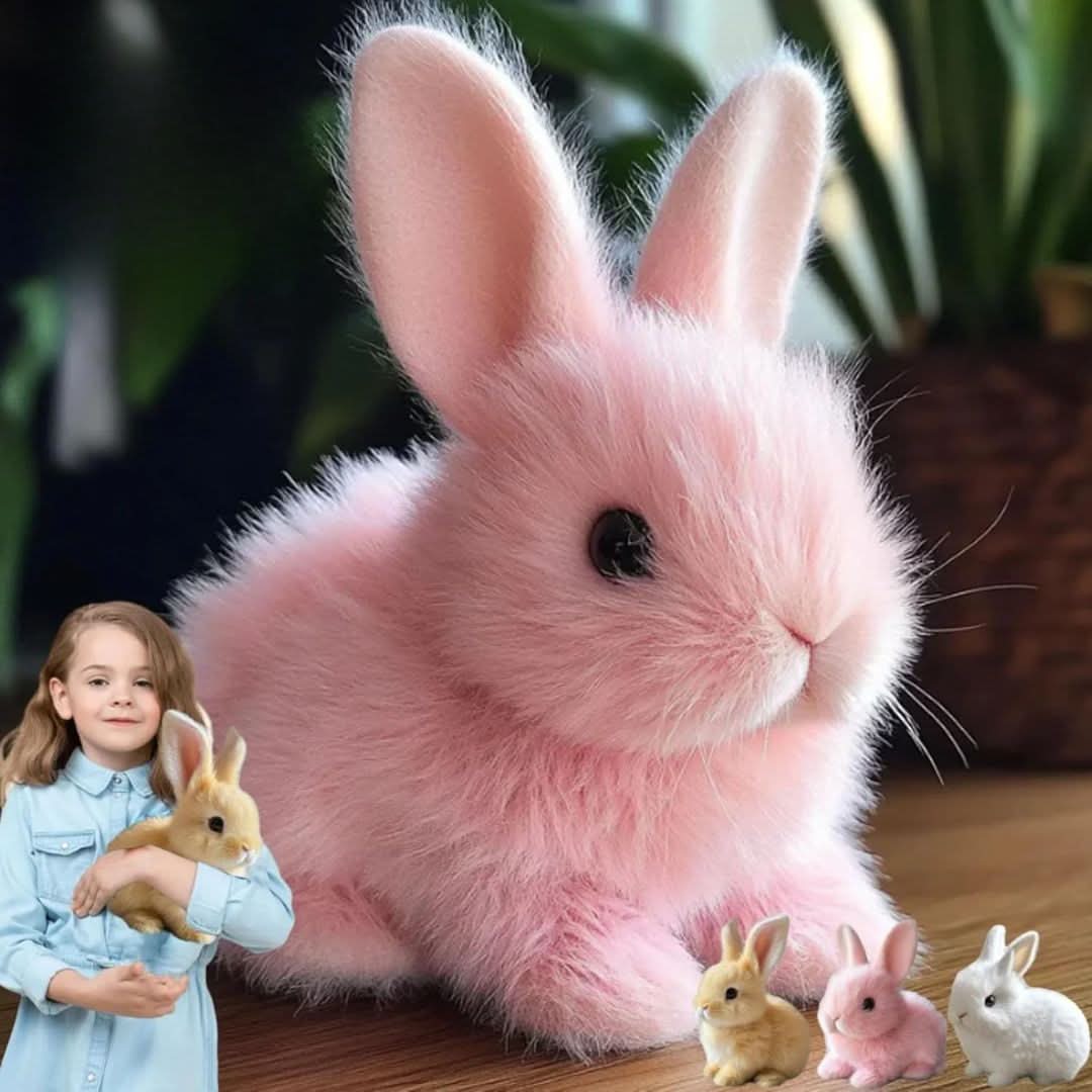 Interactive Plush Bunny with Realistic Movements & Cute Sounds