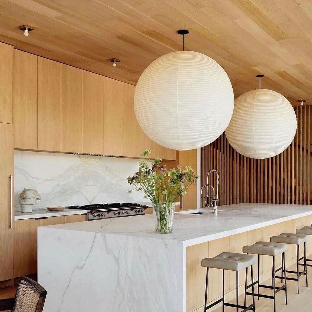 Japanese Paper Pendant Light