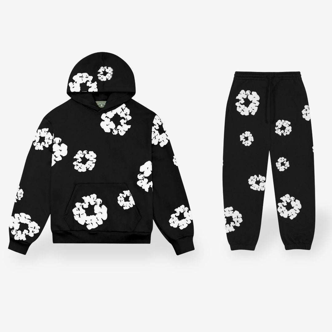 Jasper Floral Tracksuit - Hoodie & Pants | Unisex & Comfort