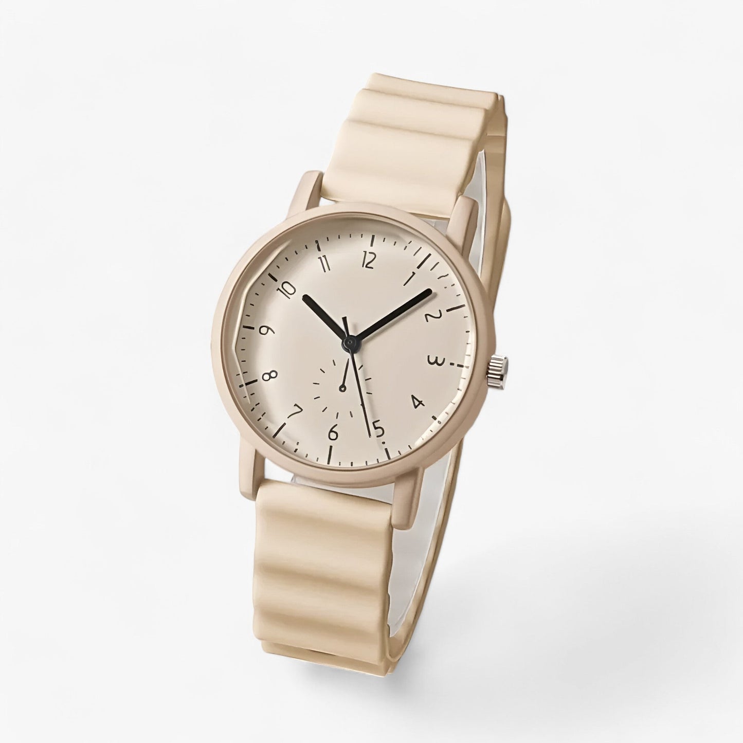 Jelly Watch – Colourful Quartz Watch with Elegant Silicone Wave Strap