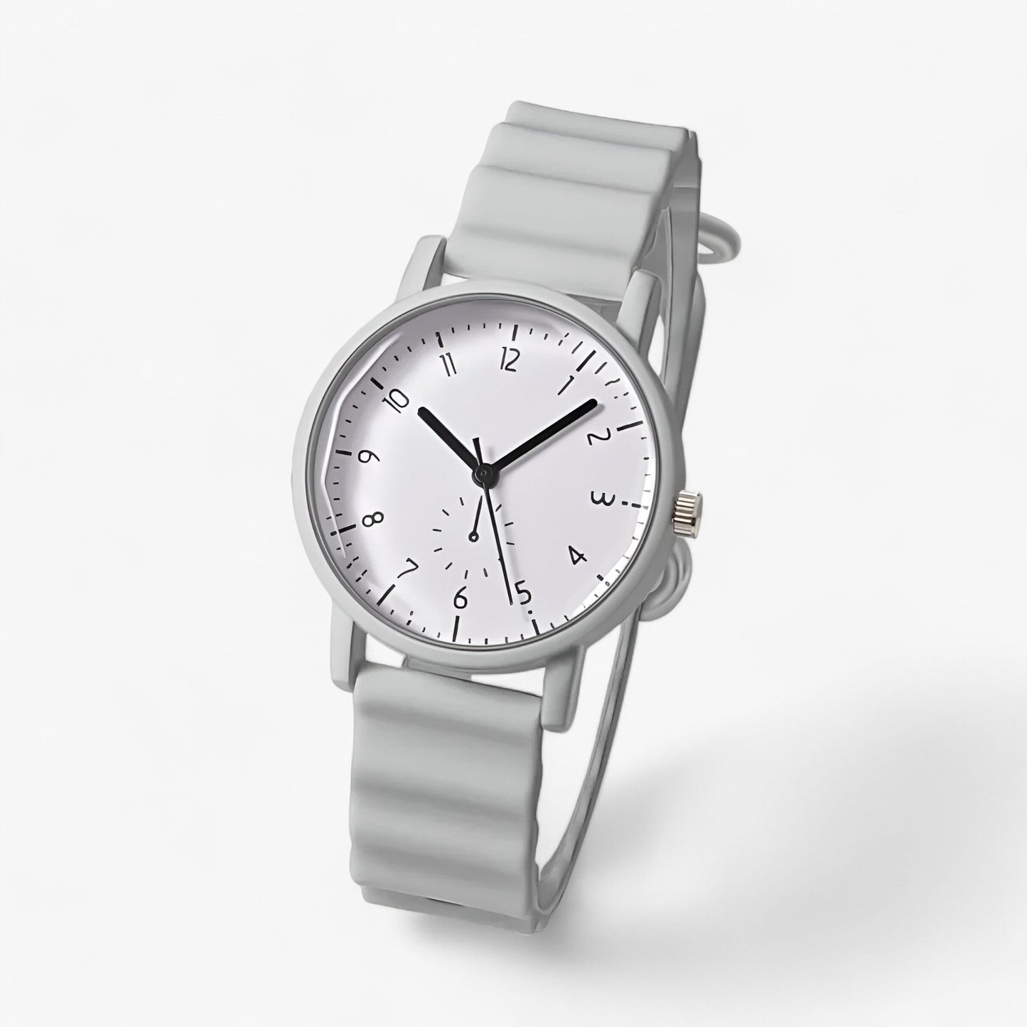Jelly Watch – Colourful Quartz Watch with Elegant Silicone Wave Strap