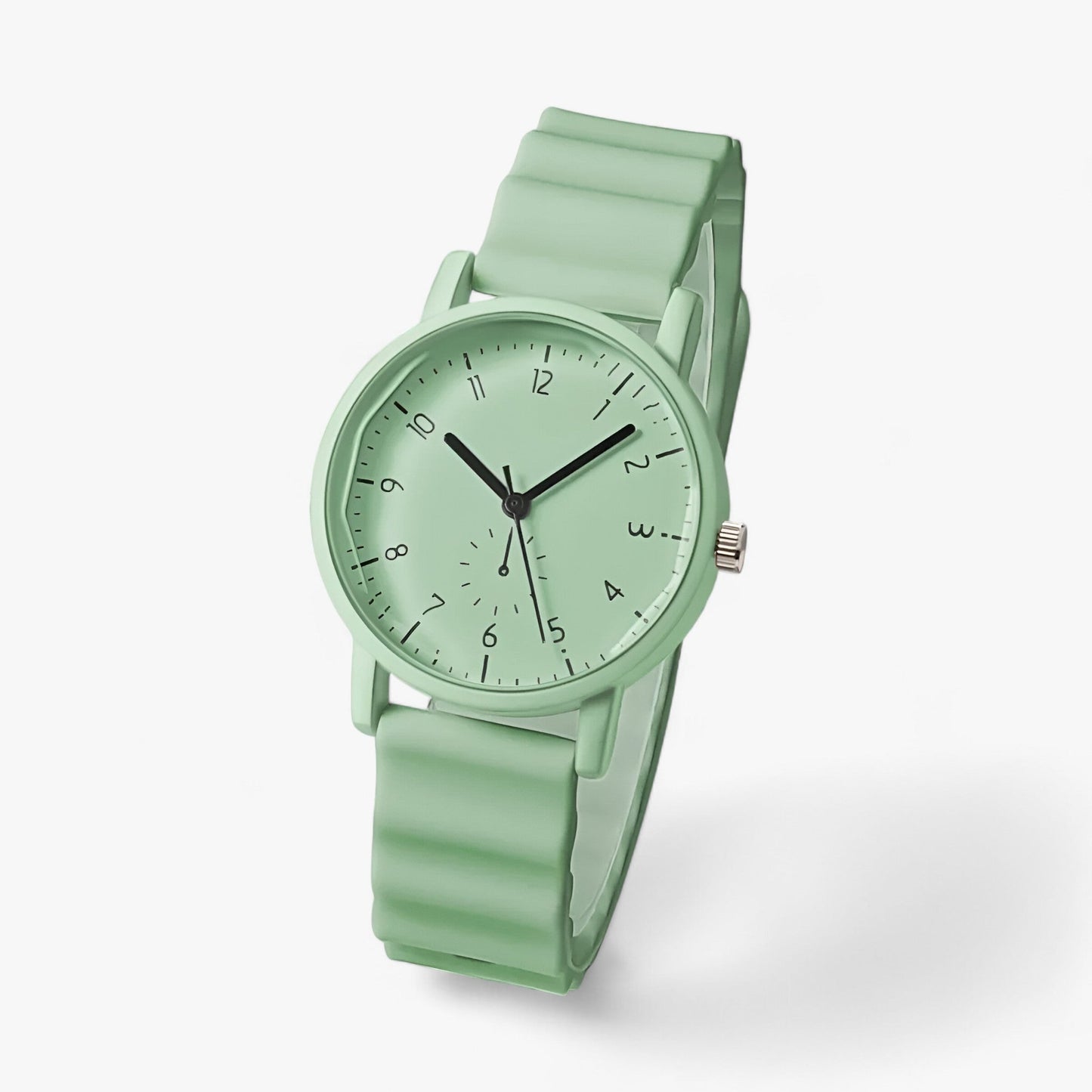 Jelly Watch – Colourful Quartz Watch with Elegant Silicone Wave Strap
