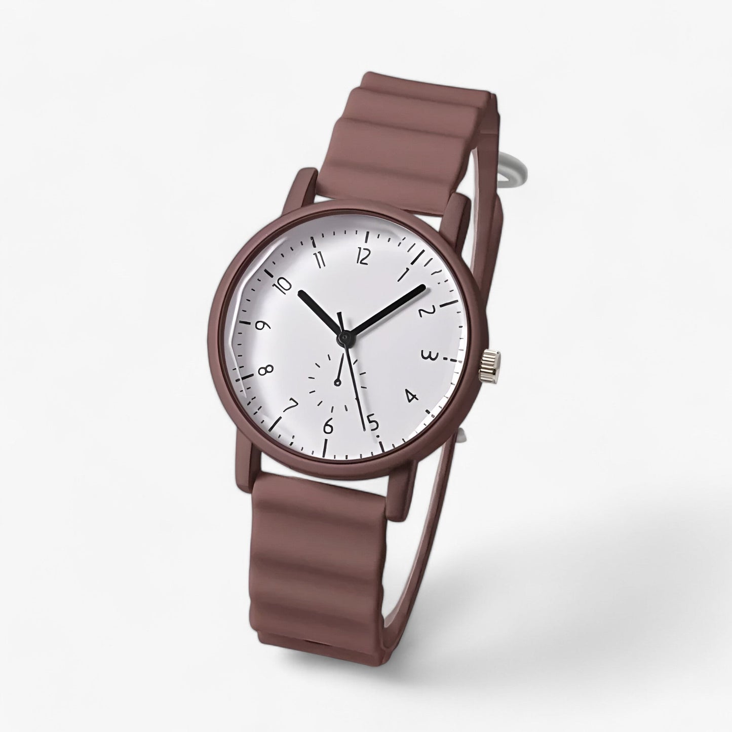 Jelly Watch – Colourful Quartz Watch with Elegant Silicone Wave Strap