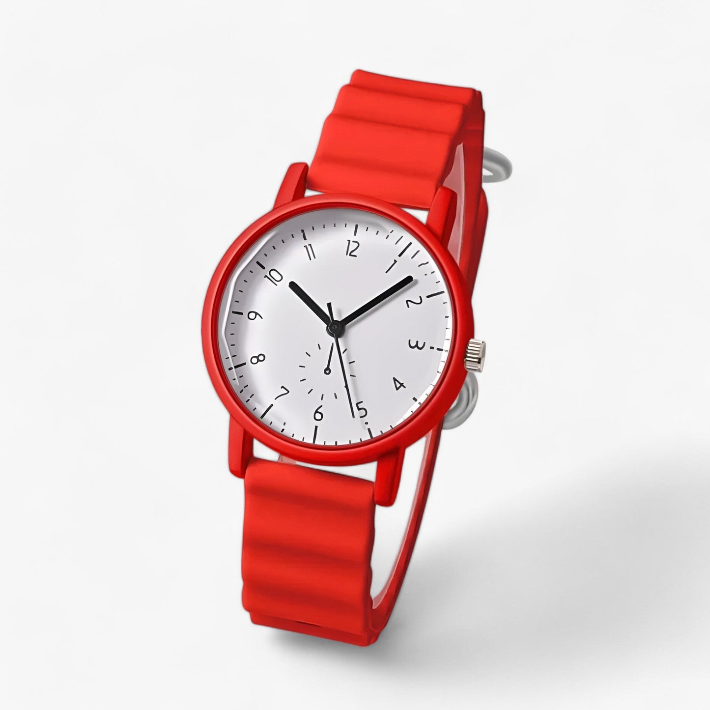 Jelly Watch – Colourful Quartz Watch with Elegant Silicone Wave Strap
