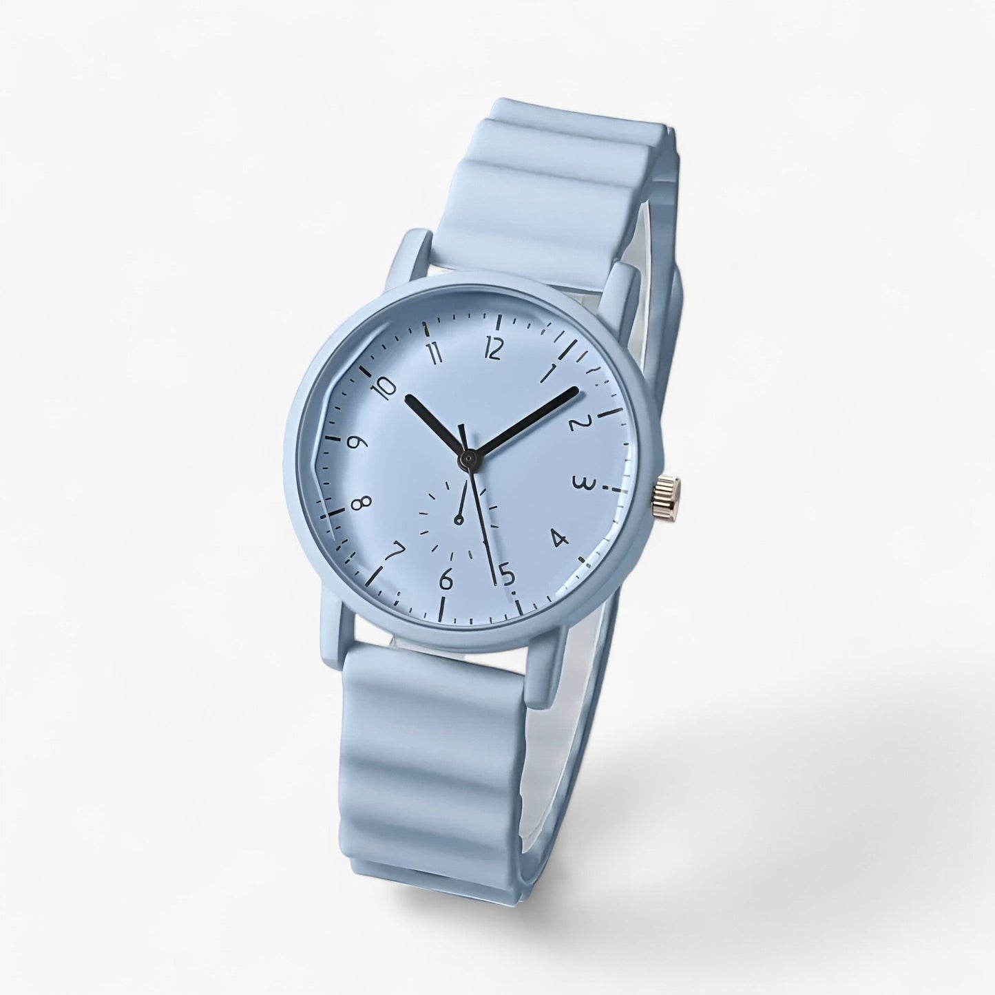 Jelly Watch – Colourful Quartz Watch with Elegant Silicone Wave Strap