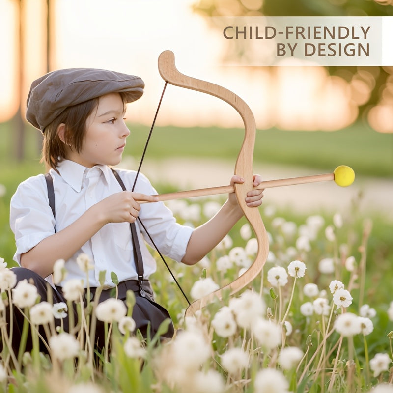 Junior archery set with bow and arrows – educational and fun toy