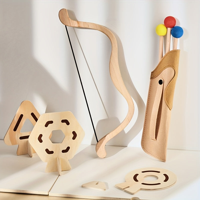 Junior archery set with bow and arrows – educational and fun toy