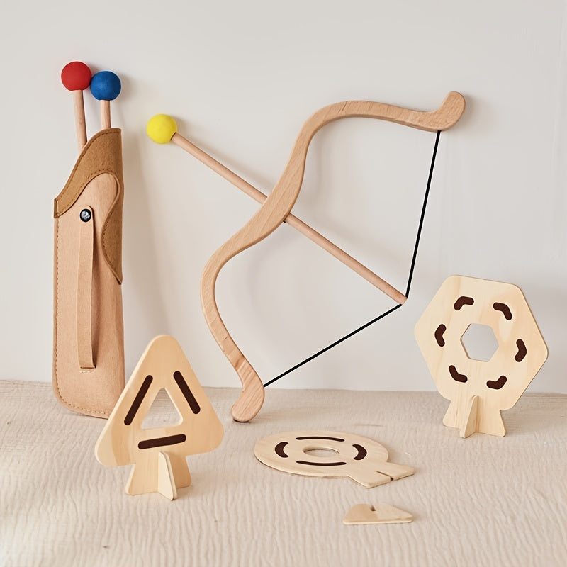 Junior archery set with bow and arrows – educational and fun toy