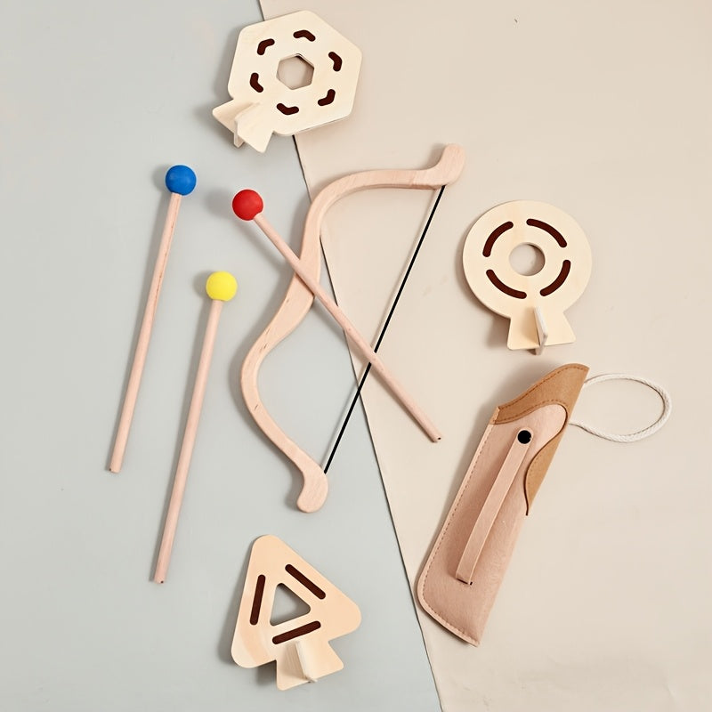 Junior archery set with bow and arrows – educational and fun toy