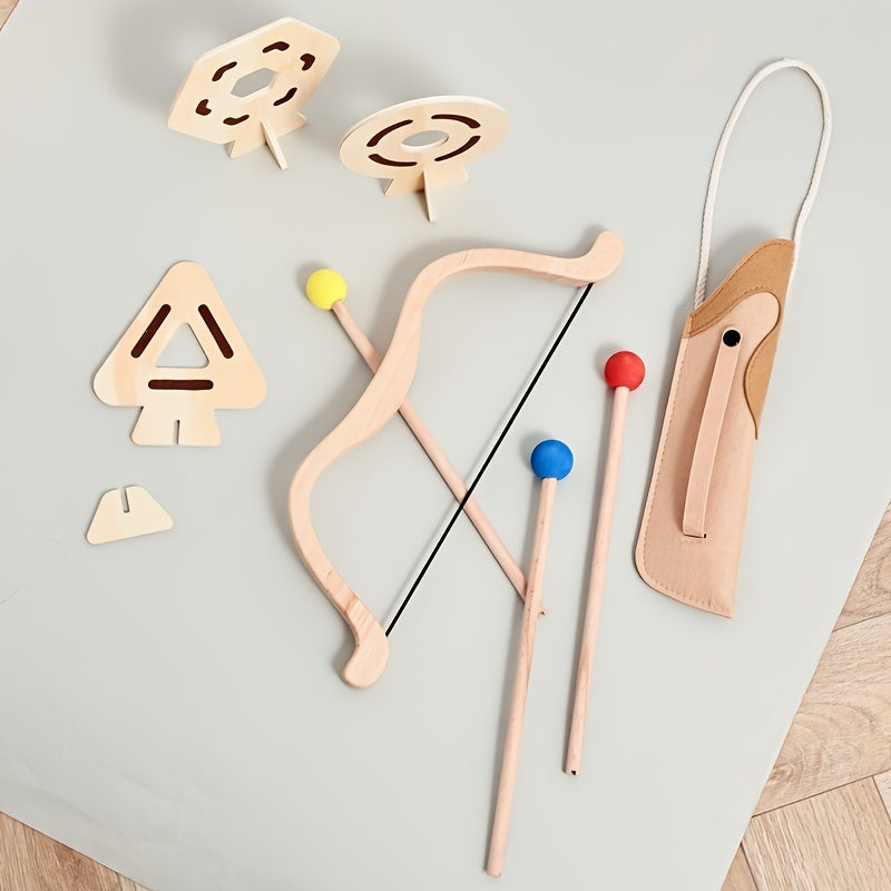 Junior archery set with bow and arrows – educational and fun toy