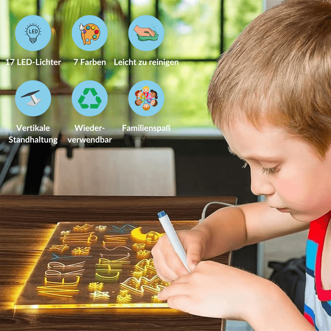 Kiddli - LED Drawing Board for Creative Light Painting