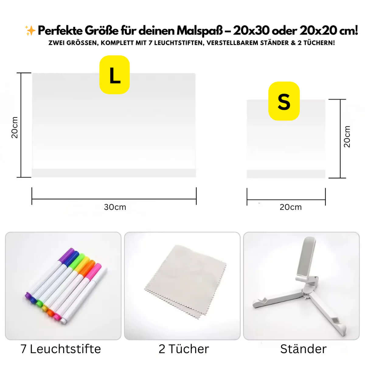 Kiddli - LED Drawing Board for Creative Light Painting