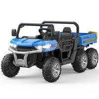 Kids 24V Two-Seater Ride-On Truck with Remote Control