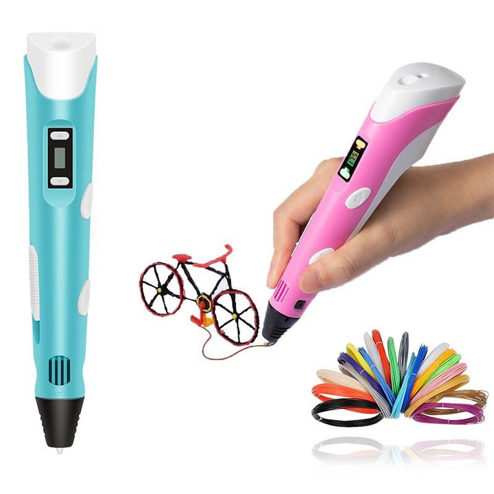 Kids 3D Printing Pen with 20 Colour Filaments and Easy Setup