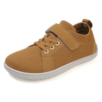 Kids' Barefoot Sneakers with Wide Toe Box and Easy Velcro Closure