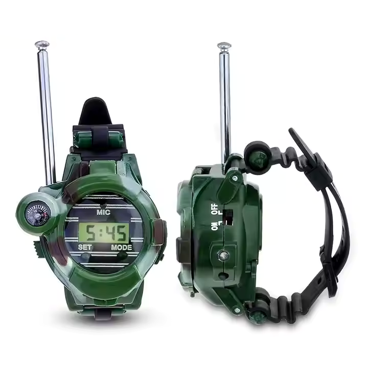 Kids Camouflage 7-in-1 Walkie Talkie Survival Watch