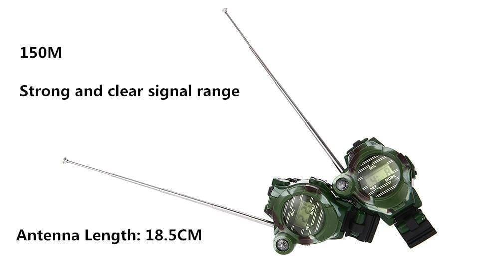 Kids Camouflage 7-in-1 Walkie Talkie Survival Watch