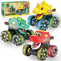 Kids' Dinosaur Monster Truck Toys with LED Wheels