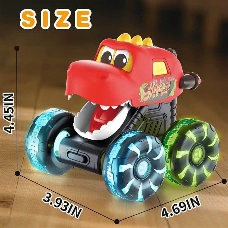 Kids' Dinosaur Monster Truck Toys with LED Wheels