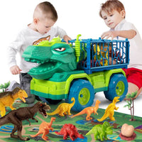 Kids' Dinosaur Transport Truck & Figures Play Set