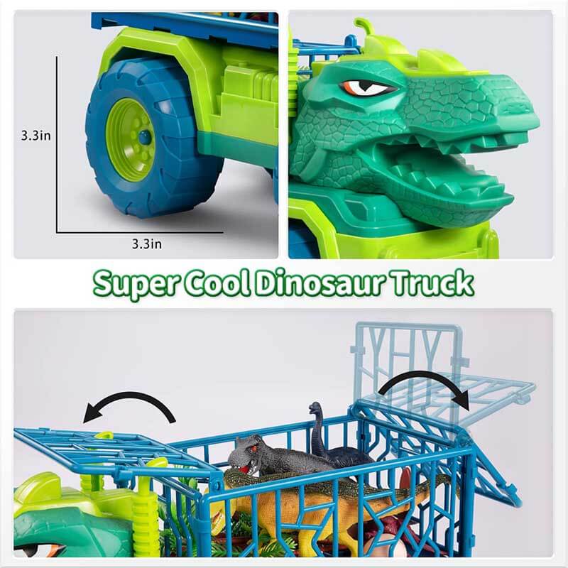 Kids' Dinosaur Transport Truck & Figures Play Set