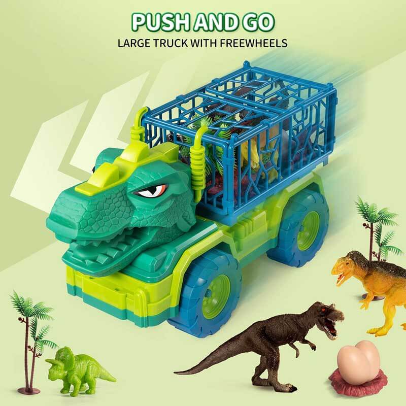 Kids' Dinosaur Transport Truck & Figures Play Set