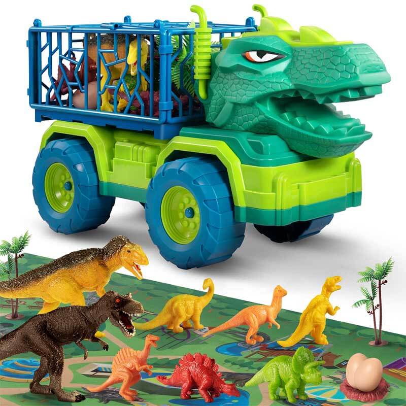 Kids' Dinosaur Transport Truck & Figures Play Set
