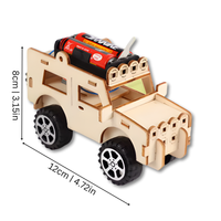 Kids DIY Electric Wooden Vehicle Building Kit