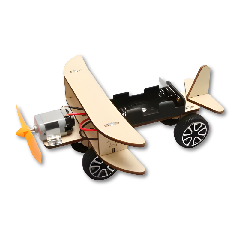 Kids DIY Electric Wooden Vehicle Building Kit