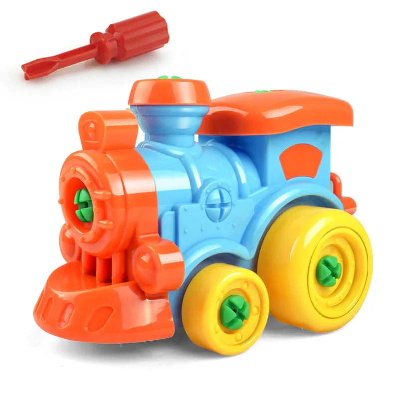 Kids DIY Vehicle Building Set - Assemble & Drive Toy Car Screw Set