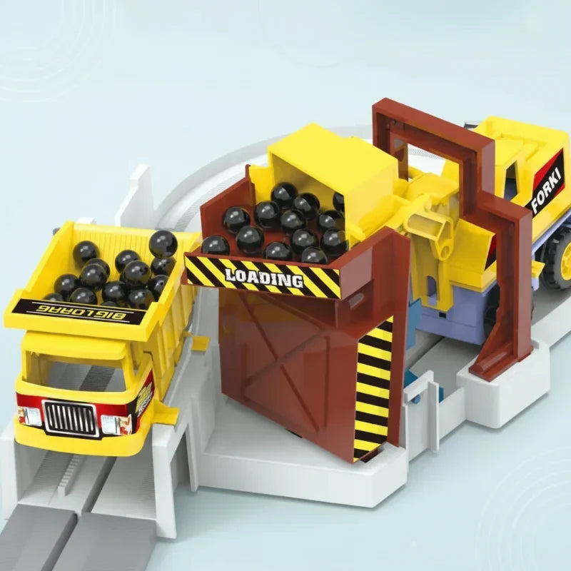 Kids' Electric Construction & Race Track Set