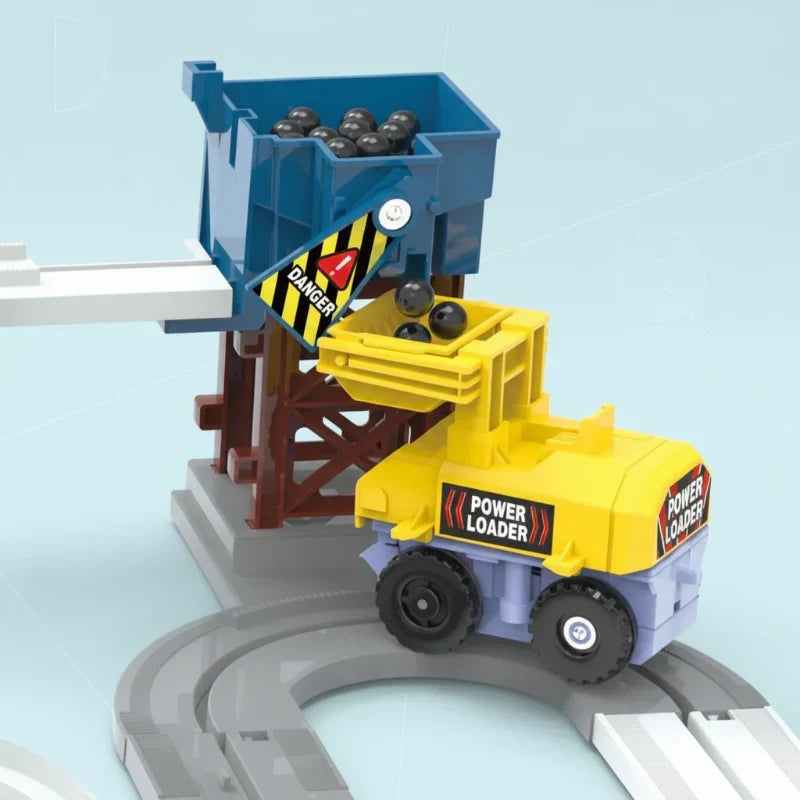 Kids' Electric Construction & Race Track Set