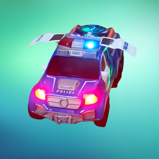Kids' Flashing Light & Sound Police Car Toy
