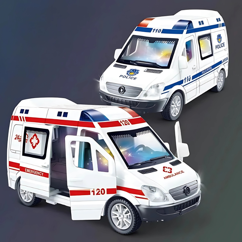 Kids' Imaginative Rescue Vehicle Toy