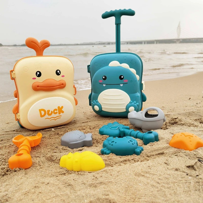Kids' Lightweight Beach Play Cart with Activity Set