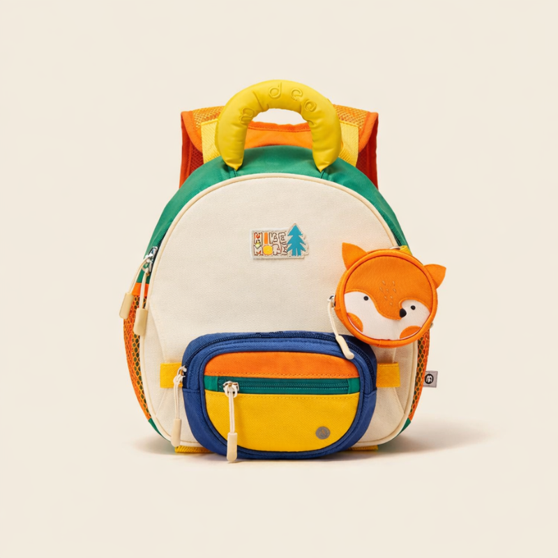 Kids' Lightweight School Backpack with Bottle Holder