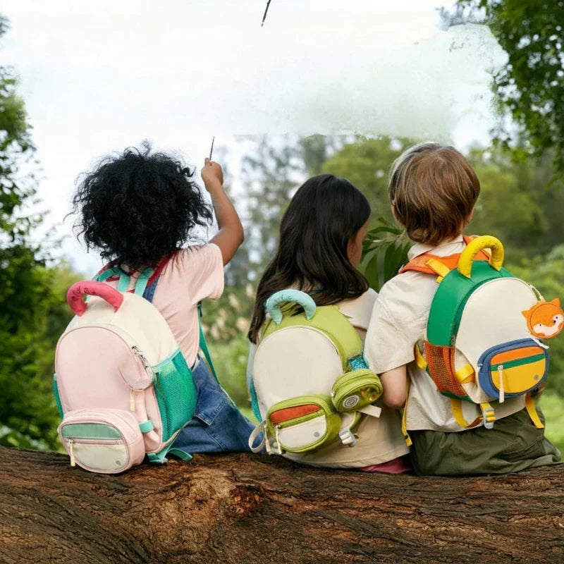 Kids' Lightweight School Backpack with Bottle Holder