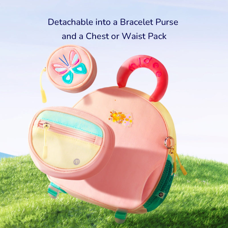 Kids' Lightweight School Backpack with Bottle Holder