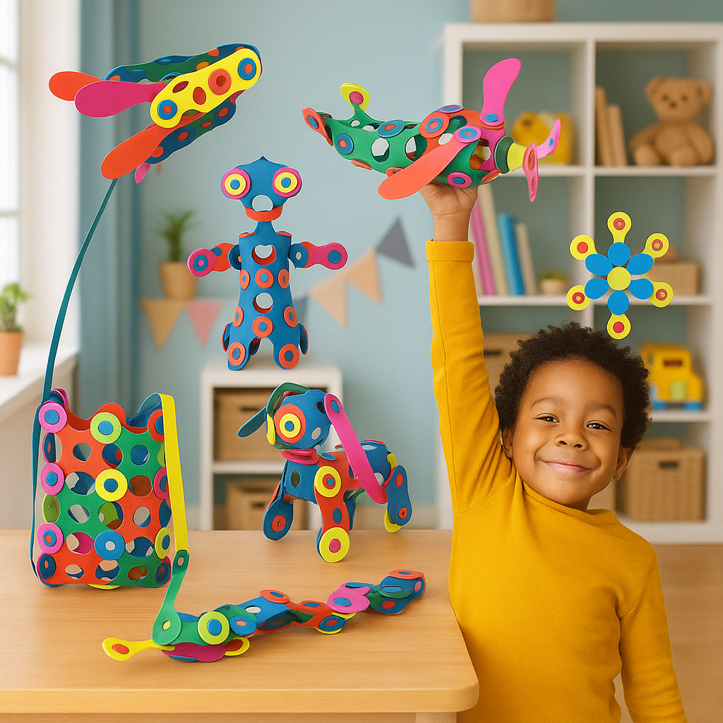 Kids' Magnetic Building Blocks STEM Toy