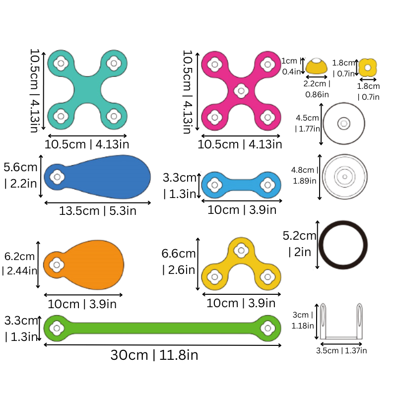 Kids' Magnetic Building Blocks STEM Toy