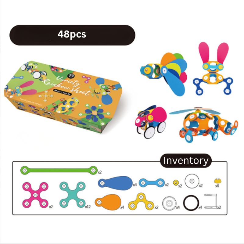 Kids' Magnetic Building Blocks STEM Toy